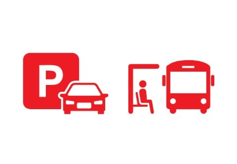 Benefit Kostenloser Parkplatz und gute Verkehrsanbindung
